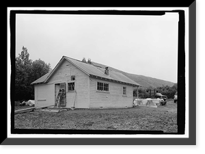 Quigley Cabin, Cantwell, Denali Borough, AK - 2, Antique Print