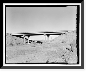 Historic Framed Print, Petrified Forest National Park Roads & Bridges, Holbrook, Navajo County, AZ - 7,  17-7/8" x 21-7/8"