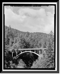 Redwood National & State Parks Roads, California coast from Crescent City to Trinidad, Crescent City, Del Norte County, CA - 36, Vintage Poster