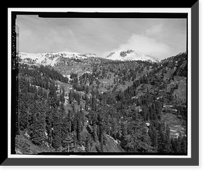 Historic Framed Print, Lassen Park Road, Mineral, Tehama County, CA - 12,  17-7/8" x 21-7/8"