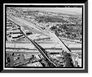 Los Angeles River Bridges, Los Angeles, Los Angeles County, CA - 15 Classic, Historic Print