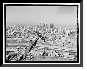 Historic Framed Print, Los Angeles River Bridges, Los Angeles, Los Angeles County, CA - 21,  17-7/8" x 21-7/8"