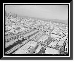 Los Angeles River Bridges, Los Angeles, Los Angeles County, CA - 30, Historic Reproduction