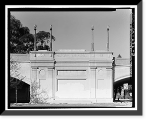 Glendale-Hyperion Viaduct, Spanning Golden State Freeway (Interstate 5) and Los Angeles River, Los Angeles, Los Angeles County, CA - 5, Historic Reproduction