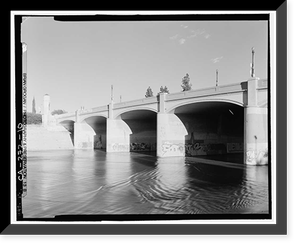 Glendale-Hyperion Viaduct, Spanning Golden State Freeway (Interstate 5) and Los Angeles River, Los Angeles, Los Angeles County, CA - 10, Antique Wall Art