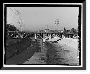 North Spring Street Bridge, Los Angeles, Los Angeles County, CA - 2 Classic, Antique Poster