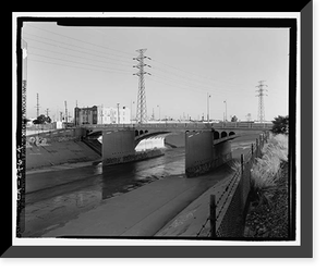 North Main Street Bridge, Los Angeles, Los Angeles County, CA - 4, Vintage Print