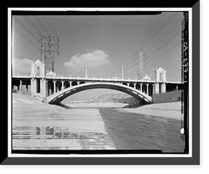 Macy Street Viaduct, Los Angeles, Los Angeles County, CA, Antique Wall Art