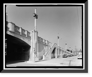 Fourth Street Viaduct, Spanning Los Angeles River, Los Angeles, Los Angeles County, CA - 7, Historic Reproduction