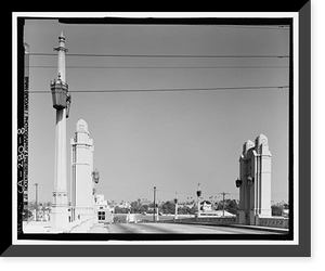 Fourth Street Viaduct, Spanning Los Angeles River, Los Angeles, Los Angeles County, CA - 8, Vintage Wall Art