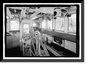 Historic Framed Print, U.S. Coast Guard Cutter BUTTONWOOD, Yerba Buena Island, San Francisco, San Francisco County, CA - 16,  17-7/8" x 21-7/8"