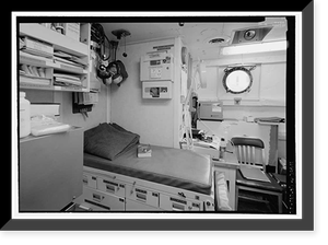 Historic Framed Print, U.S. Coast Guard Cutter BUTTONWOOD, Yerba Buena Island, San Francisco, San Francisco County, CA - 22,  17-7/8" x 21-7/8"