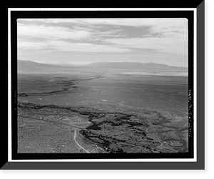 Historic Framed Print, Los Angeles Aqueduct, From Lee Vining Intake (Mammoth Lakes) to Van Norman Reservoir Complex (San Fernando Valley), Los Angeles, Los Angeles County, CA - 17,  17-7/8" x 21-7/8"