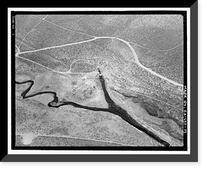 Historic Framed Print, Los Angeles Aqueduct, From Lee Vining Intake (Mammoth Lakes) to Van Norman Reservoir Complex (San Fernando Valley), Los Angeles, Los Angeles County, CA - 19,  17-7/8" x 21-7/8"
