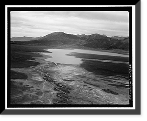 Historic Framed Print, Los Angeles Aqueduct, From Lee Vining Intake (Mammoth Lakes) to Van Norman Reservoir Complex (San Fernando Valley), Los Angeles, Los Angeles County, CA - 23,  17-7/8" x 21-7/8"
