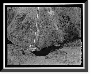 Historic Framed Print, Los Angeles Aqueduct, From Lee Vining Intake (Mammoth Lakes) to Van Norman Reservoir Complex (San Fernando Valley), Los Angeles, Los Angeles County, CA - 31,  17-7/8" x 21-7/8"
