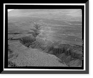Historic Framed Print, Los Angeles Aqueduct, From Lee Vining Intake (Mammoth Lakes) to Van Norman Reservoir Complex (San Fernando Valley), Los Angeles, Los Angeles County, CA - 37,  17-7/8" x 21-7/8"