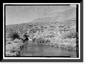 Historic Framed Print, Los Angeles Aqueduct, Mono Craters, Los Angeles, Los Angeles County, CA,  17-7/8" x 21-7/8"