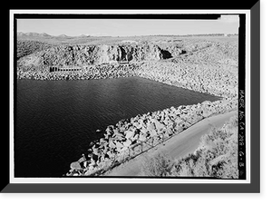 Los Angeles Aqueduct, Crowley Lake Dam, Los Angeles, Los Angeles County, CA - 3 Classic, Historic Print