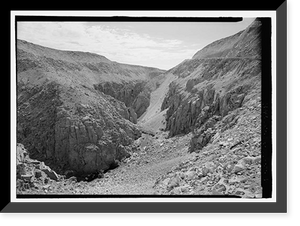 Los Angeles Aqueduct, Middle Gorge Power Plant, Los Angeles, Los Angeles County, CA - 4, Antique Print