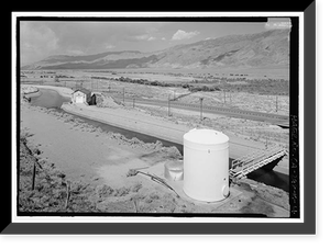 Los Angeles Aqueduct, Alabama Gates, Los Angeles, Los Angeles County, CA - 4, Vintage Wall Art