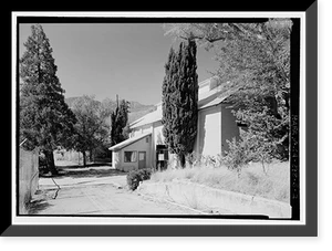 Historic Framed Print, Los Angeles Aqueduct, Cottonwood Power Plant, Los Angeles, Los Angeles County, CA - 2,  17-7/8" x 21-7/8"