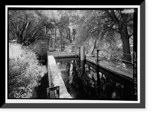 Historic Framed Print, Los Angeles Aqueduct, Cottonwood Power Plant, Los Angeles, Los Angeles County, CA - 9,  17-7/8" x 21-7/8"