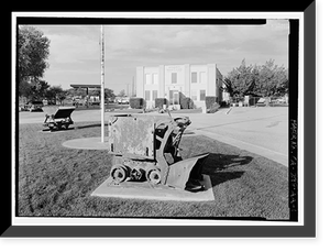 Historic Framed Print, Los Angeles Aqueduct, Mojave Headquarters Station, Los Angeles, Los Angeles County, CA,  17-7/8" x 21-7/8"