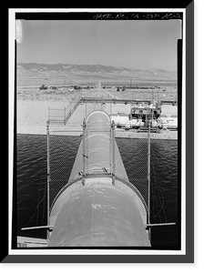 Historic Framed Print, Los Angeles Aqueduct, California Aqueduct, Los Angeles, Los Angeles County, CA - 2,  17-7/8" x 21-7/8"