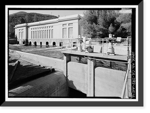 Los Angeles Aqueduct, San Francisquito Number 1, Los Angeles, Los Angeles County, CA - 2, Vintage Poster