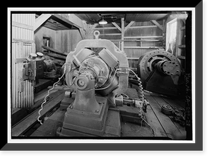 Historic Framed Print, Standard Gold Mill, East of Bodie Creek, Northeast of Bodie, Bodie, Mono County, CA - 28,  17-7/8" x 21-7/8"