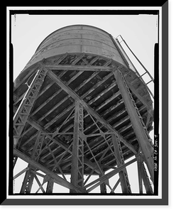 Southern Pacific Depot, Water Tower, 65 Cahill Street, San Jose, Santa Clara County, CA - 9, Vintage Poster