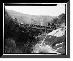 Lake Hodges Flume, Along San Dieguito River between Lake Hodges & San Dieguito Reservoir, Rancho Santa Fe, San Diego County, CA - 13, Vintage Poster