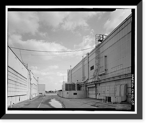 Historic Framed Print, NASA Industrial Plant, 12214 Lakewood Boulevard, Downey, Los Angeles County, CA - 5,  17-7/8" x 21-7/8"