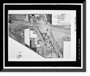 Historic Framed Print, NASA Industrial Plant, 12214 Lakewood Boulevard, Downey, Los Angeles County, CA - 33,  17-7/8" x 21-7/8"