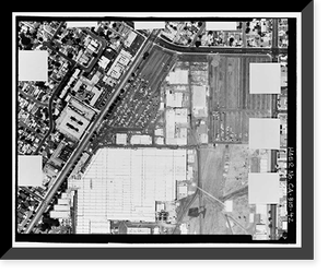 Historic Framed Print, NASA Industrial Plant, 12214 Lakewood Boulevard, Downey, Los Angeles County, CA - 41,  17-7/8" x 21-7/8"