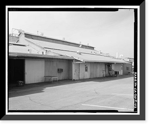 Historic Framed Print, NASA Industrial Plant, Maintenance Facility, 12214 Lakewood Boulevard, Downey, Los Angeles County, CA - 3,  17-7/8" x 21-7/8"