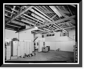 Historic Framed Print, NASA Industrial Plant, Maintenance Facility, 12214 Lakewood Boulevard, Downey, Los Angeles County, CA - 10,  17-7/8" x 21-7/8"