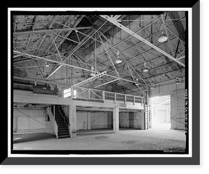 Historic Framed Print, NASA Industrial Plant, Storage Facility, 12214 Lakewood Boulevard, Downey, Los Angeles County, CA - 6,  17-7/8" x 21-7/8"
