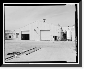Historic Framed Print, NASA Industrial Plant, Missile Research Laboratory, 12214 Lakewood Boulevard, Downey, Los Angeles County, CA - 5,  17-7/8" x 21-7/8"