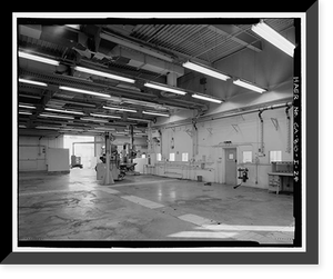 Historic Framed Print, NASA Industrial Plant, Testing Facility, 12214 Lakewood Boulevard, Downey, Los Angeles County, CA - 24,  17-7/8" x 21-7/8"