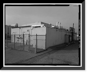 Historic Framed Print, NASA Industrial Plant, Materials Test Lab, 12214 Lakewood Boulevard, Downey, Los Angeles County, CA - 3,  17-7/8" x 21-7/8"