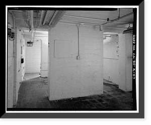 Historic Framed Print, NASA Industrial Plant, Pyrotechnic Test Lab, 12214 Lakewood Boulevard, Downey, Los Angeles County, CA - 7,  17-7/8" x 21-7/8"