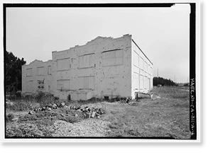 Historic Framed Print, Marconi Radio Sites, Transmitting, Point Reyes Station, Marin County, CA - 4,  17-7/8" x 21-7/8"