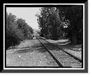 Historic Framed Print, Napa River Railroad Bridge, Spanning Napa River, east of Soscol Avenue, Napa, Napa County, CA - 8,  17-7/8" x 21-7/8"