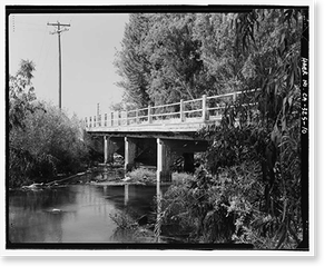 Antique Architecture - Madera, California - Cottonwood Creek Bridge