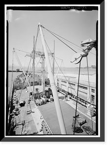 Historic Framed Print, Rosie the Riveter National Historical Park, SS RED OAK VICTORY, Moored at end of Dornan Drive, Pt. Richmond, Richmond, Contra Costa County, CA,  17-7/8" x 21-7/8"