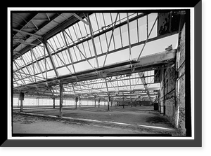 Historic Framed Print, Rosie the Riveter National Historical Park, Ford Assembly Plant, 1400 Harbour Way South, Richmond, Contra Costa County, CA - 15,  17-7/8" x 21-7/8"