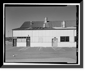 Historic Framed Print, U.S. Coast Guard Air Station San Francisco, Warehouse, 1020 North Access Road, San Francisco, San Francisco County, CA - 3,  17-7/8" x 21-7/8"