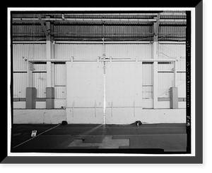 Historic Framed Print, U.S. Coast Guard Air Station San Francisco, Warehouse, 1020 North Access Road, San Francisco, San Francisco County, CA - 18,  17-7/8" x 21-7/8"